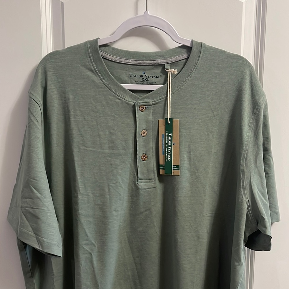 Tailor Vintage Men’s SS Shirt - NWT XXL